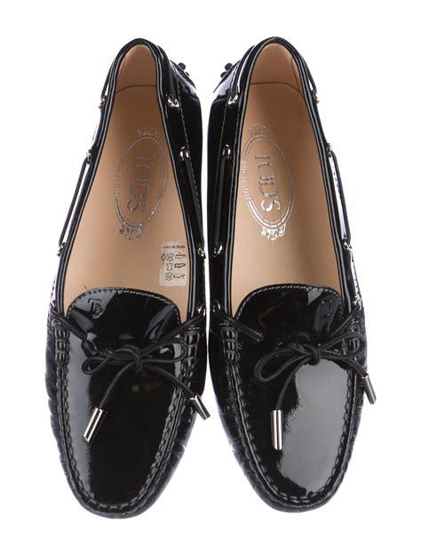 Black Patent Leather Loafers 